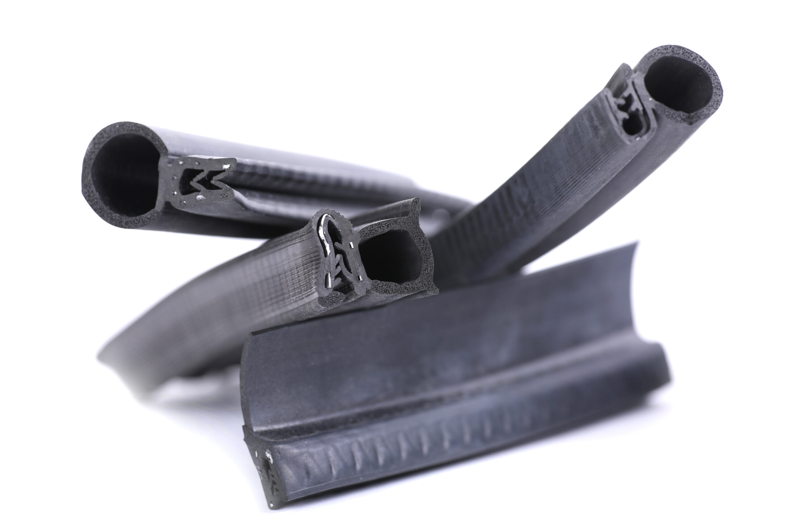 Zelfklemmende rubber PVC profielen met sponsrubber